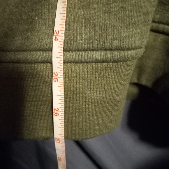 EUC Orvis men’s 1/4 zip graen sweatshirt. - Picture 8 of 12